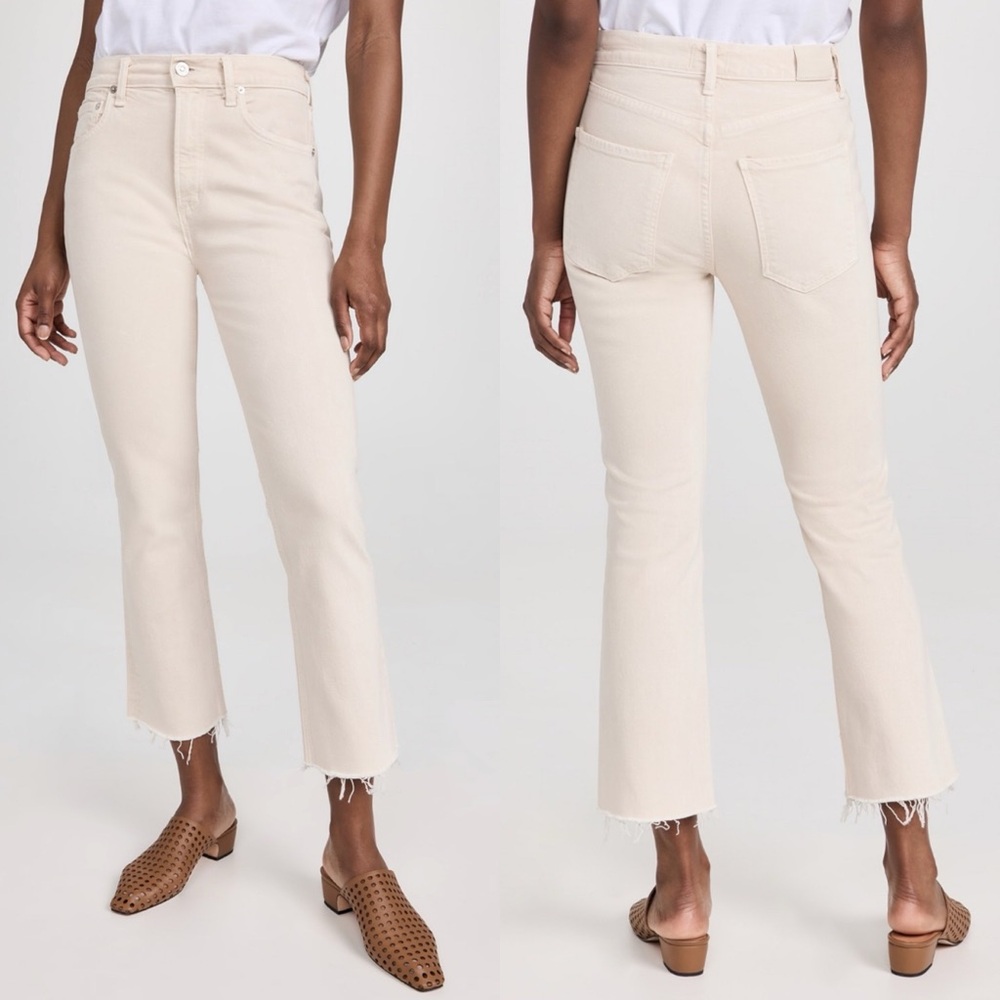 Citizens of Humanity Isola Mid Rise Cropped Boot Jeans